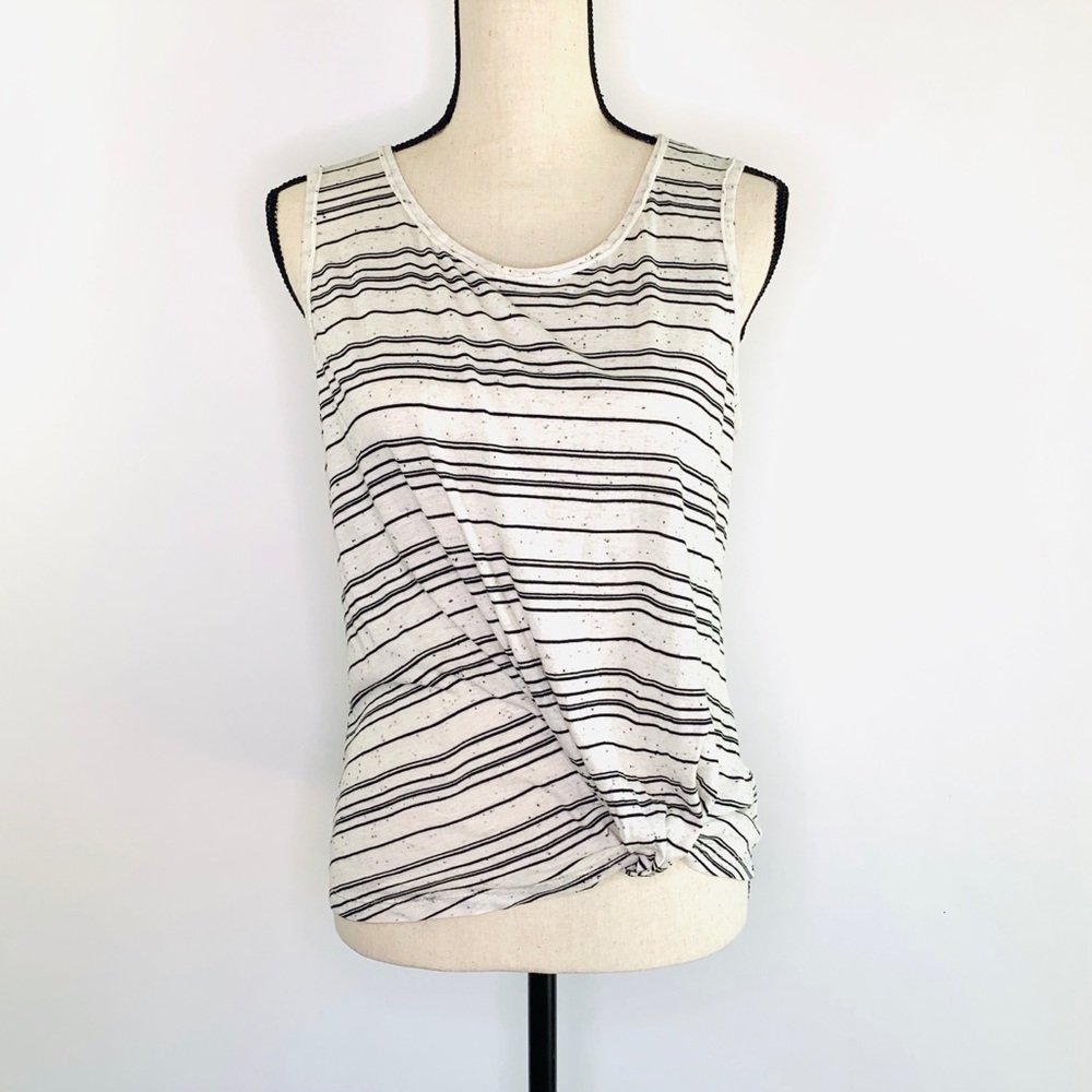 Max Studio Striped Tank Top